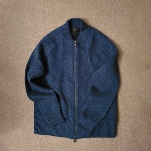 Banana Republic sweater jacket - SZ M - blue
